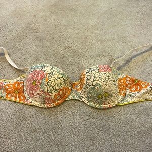 calvin klein floral bra